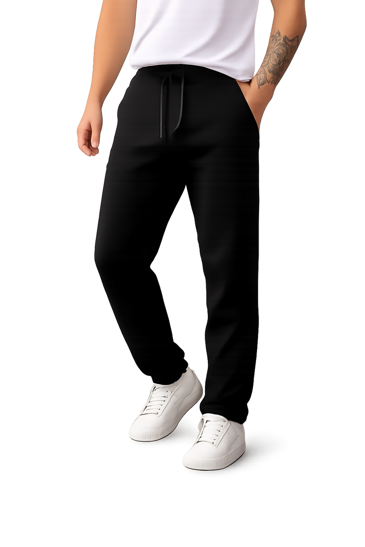 Unisex Casual Soft Cotton-face Jogger Sweatpants