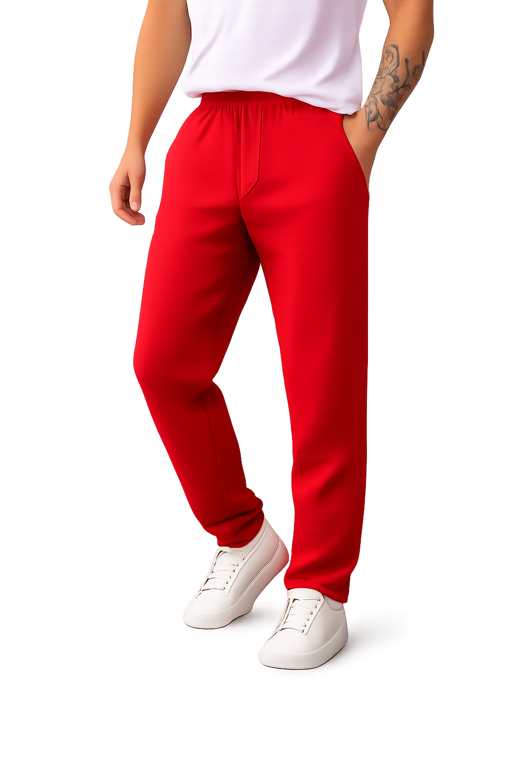 Unisex Casual Soft Cotton-face Jogger Sweatpants