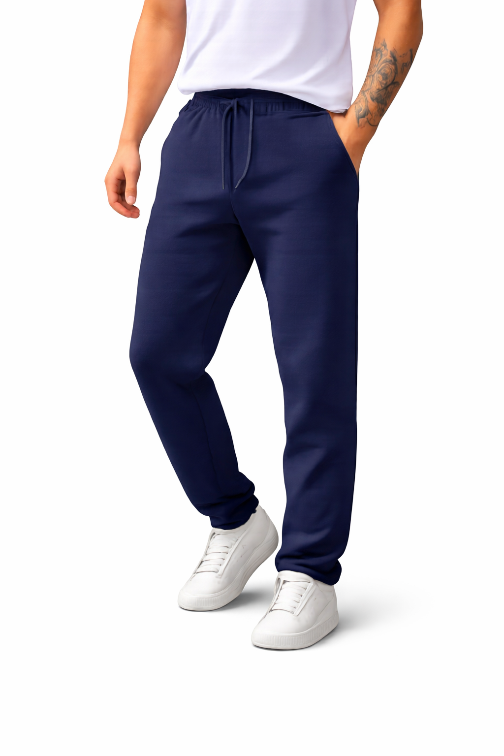 Unisex Casual Soft Cotton-face Jogger Sweatpants
