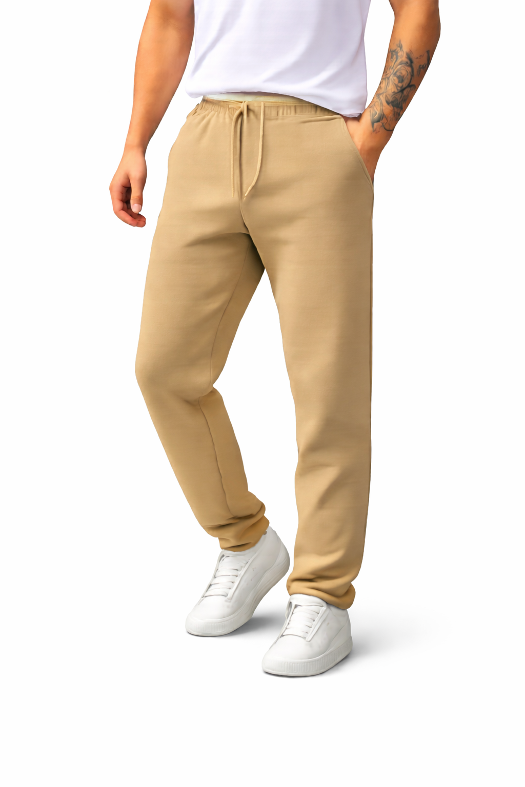 Unisex Casual Soft Cotton-face Jogger Sweatpants