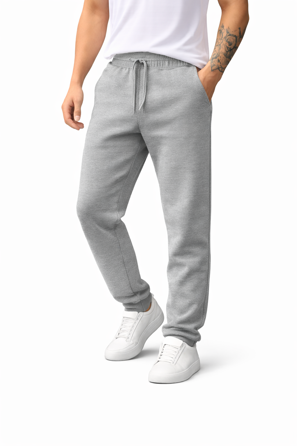 Unisex Casual Soft Cotton-face Jogger Sweatpants