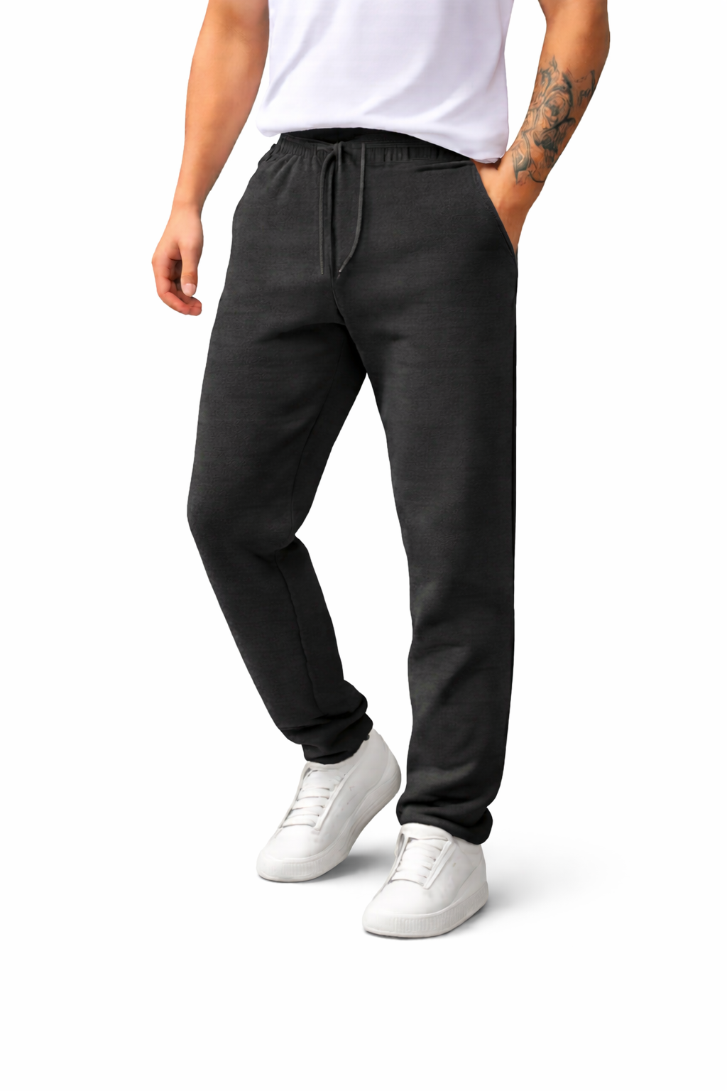 Unisex Casual Soft Cotton-face Jogger Sweatpants
