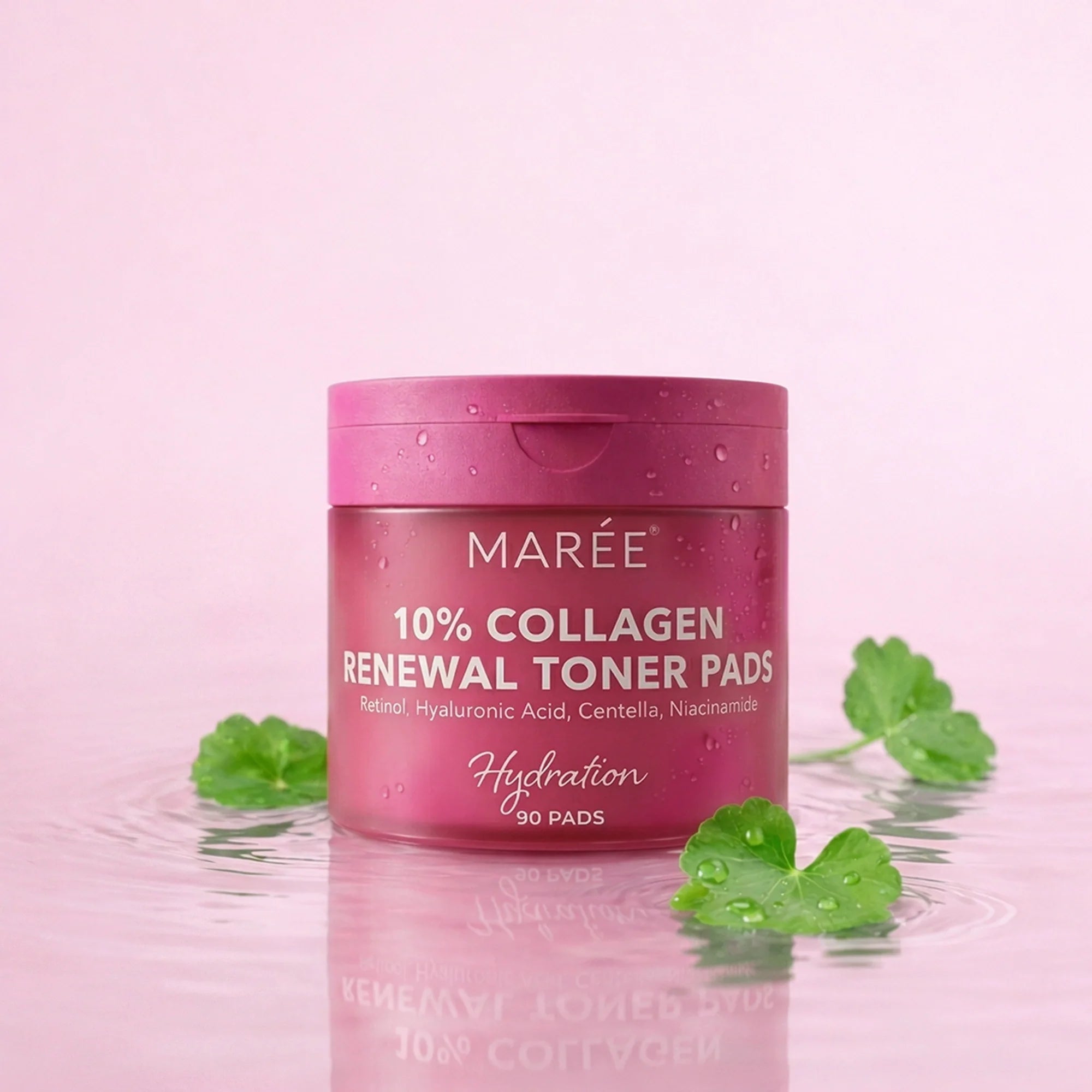 Maree Collagen & Retinol Toner Pads