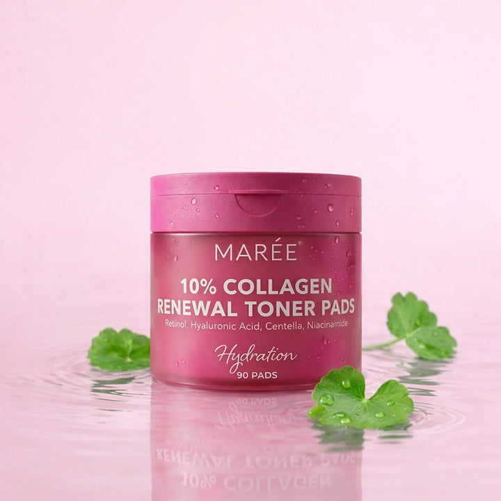 Maree Collagen & Retinol Toner Pads