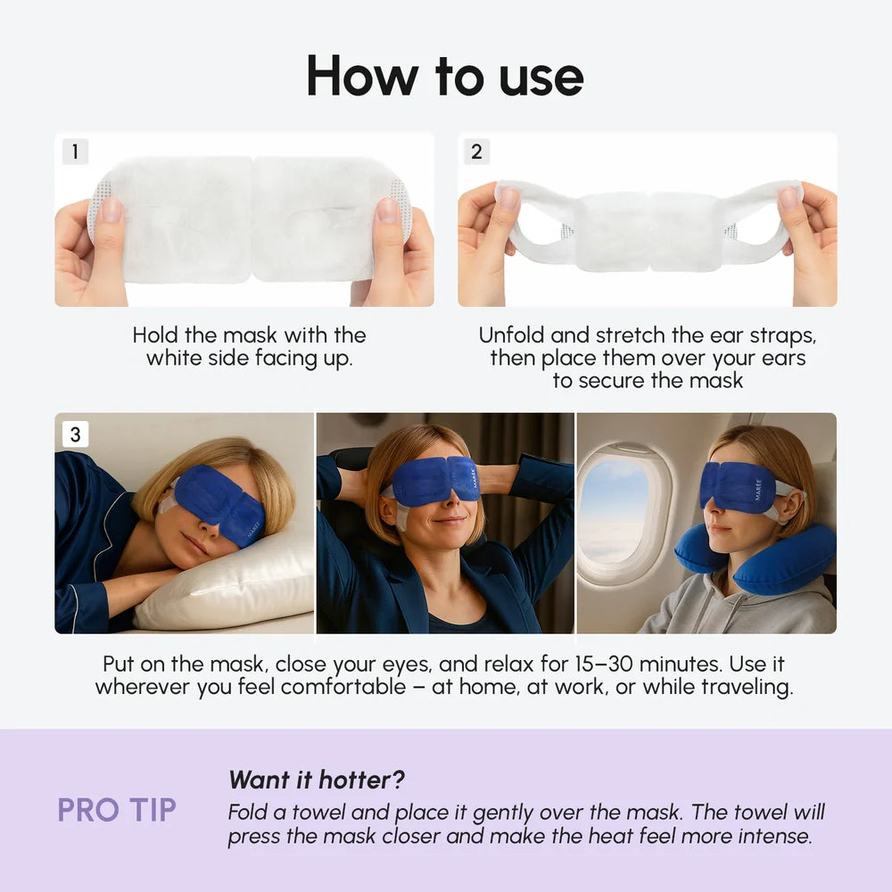 Marée® Scented Spa Steam Eye Mask