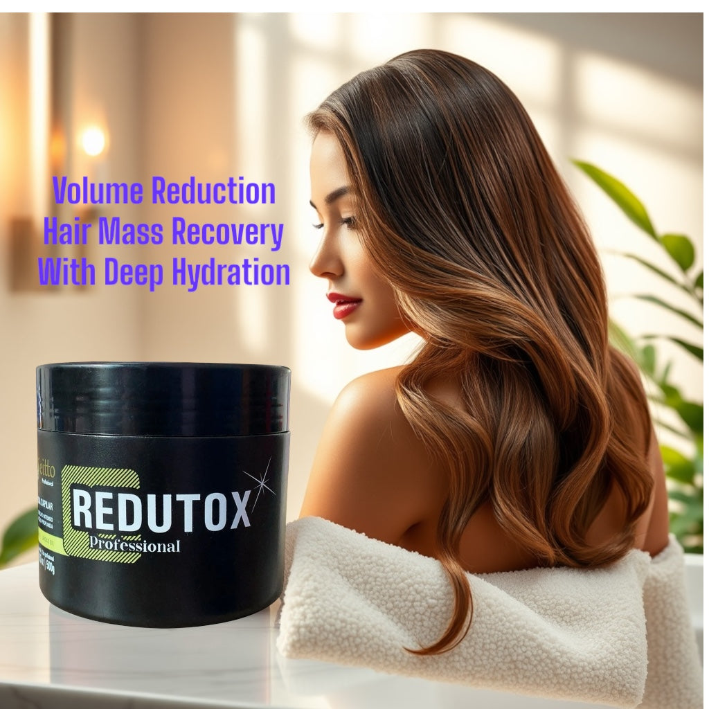 Fio Perfeitto Redutox Mass Reposition Hair Botox Mask 17.6fl.oz e 500g
