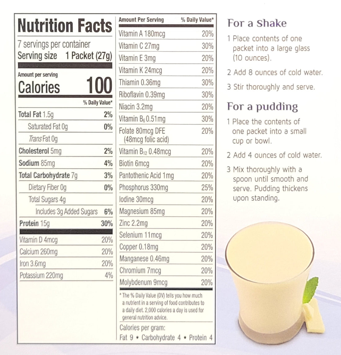 AmBari French Vanilla Shake