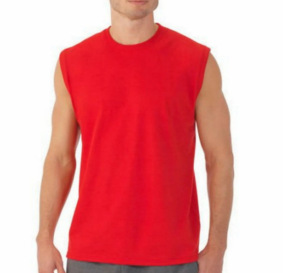 Men's Simple Fit Sleeveless Muscle Tee