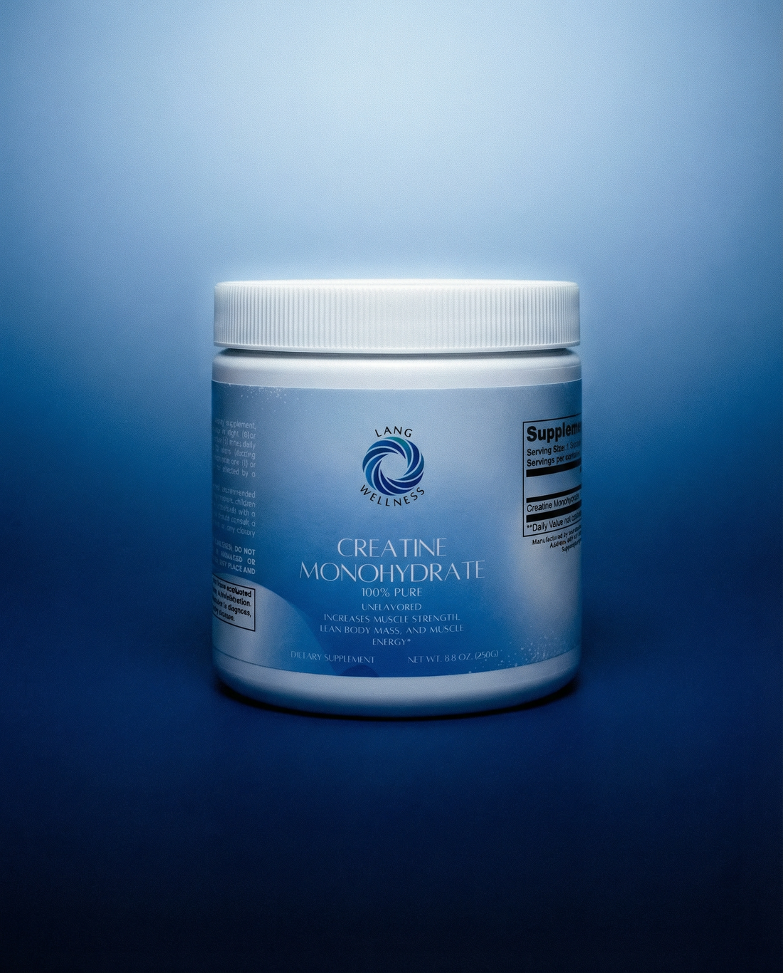 Lang Wellness Creatine Monohydrate Powder