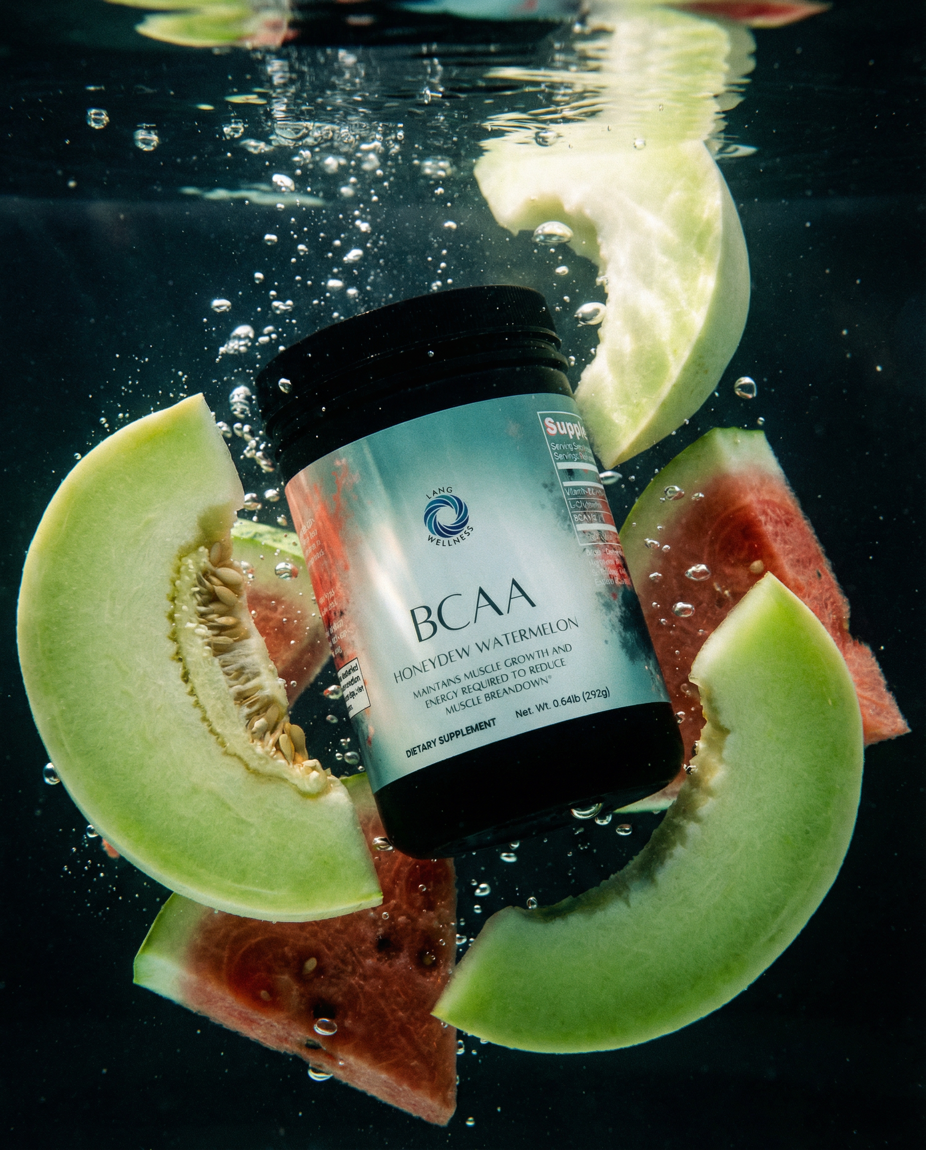 Lang Wellness BCAA Post Workout Powder (Honeydew/Watermelon)