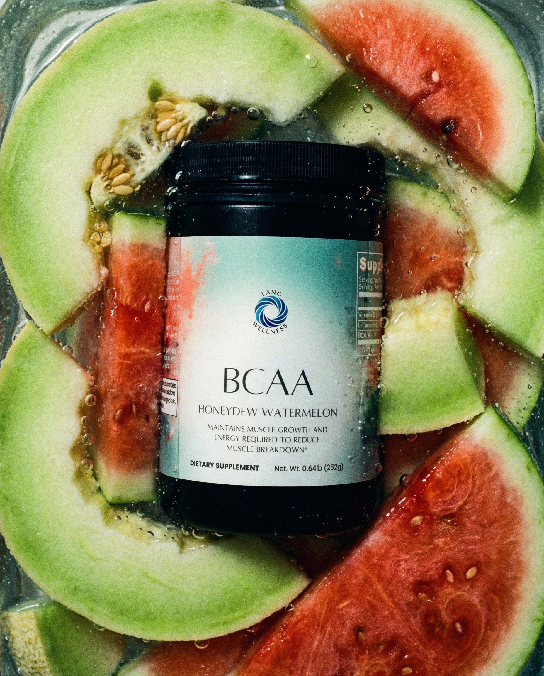 Lang Wellness BCAA Post Workout Powder (Honeydew/Watermelon)