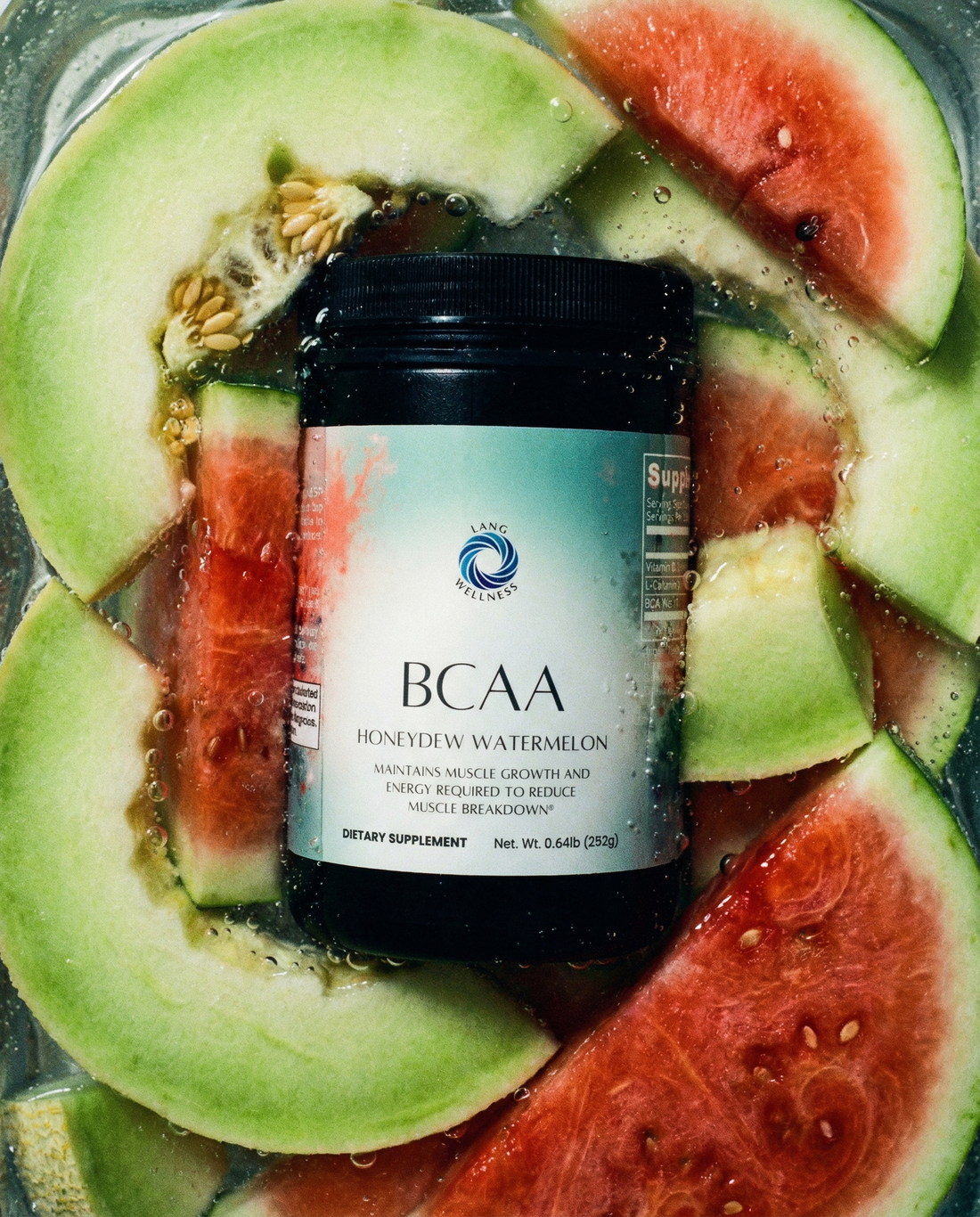 Lang Wellness BCAA Post Workout Powder (Honeydew/Watermelon)