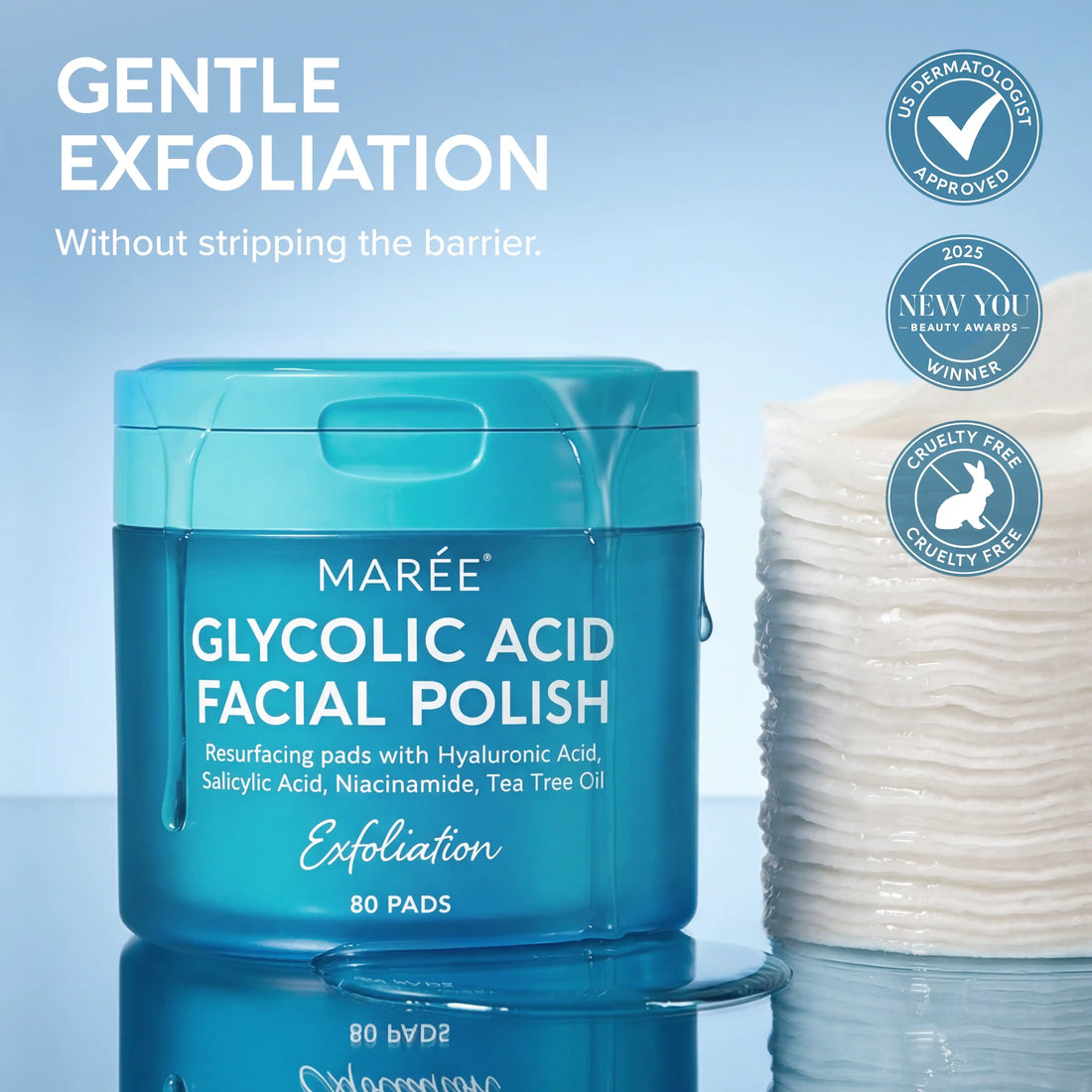 MARÉE Glycolic Acid Pads 80 PCS
