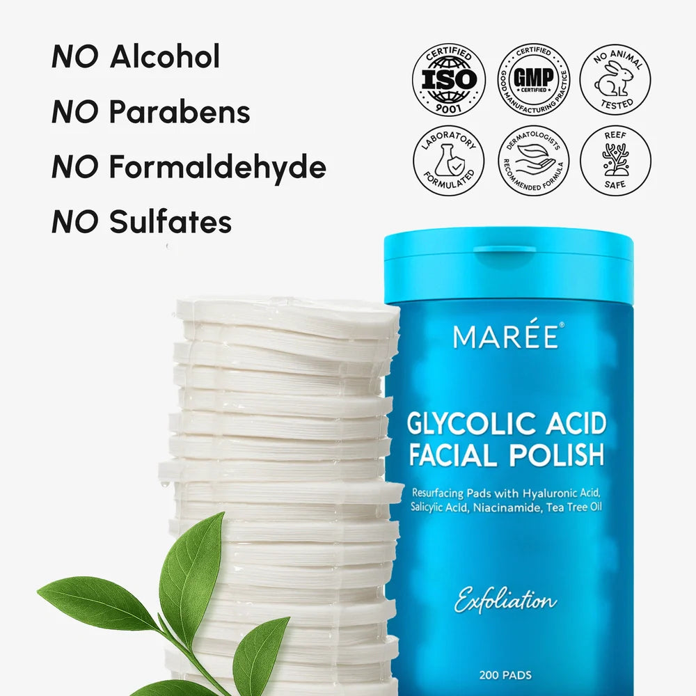 MARÉE Glycolic Acid Pads 200 PCS