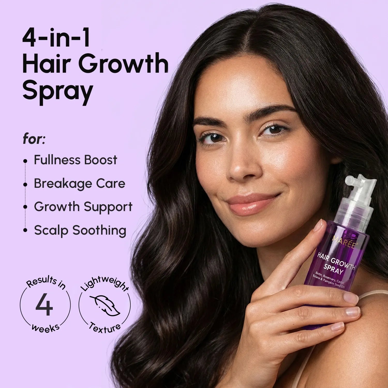 Marée® 4-in-1 Hair Growth Spray