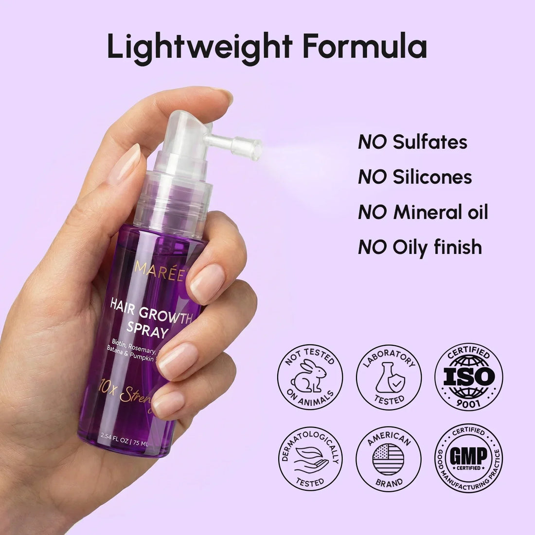 Marée® 4-in-1 Hair Growth Spray