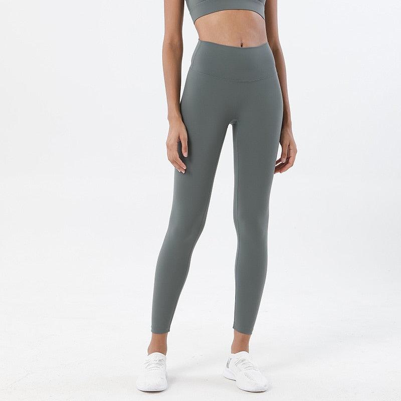New Women's Stretchable Yoga Leggings with Tight High Waist and Pockets