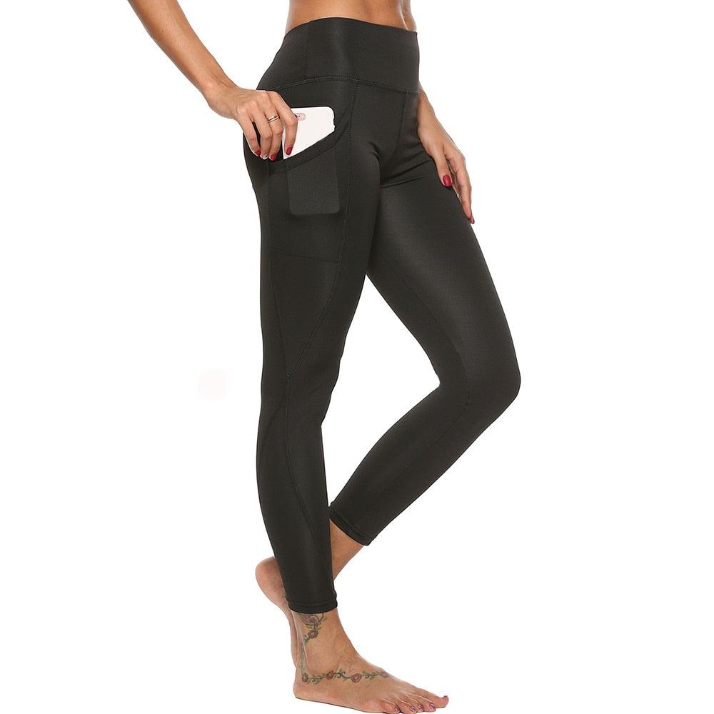 Women's Casual Yoga Seamless Cropped Leggings