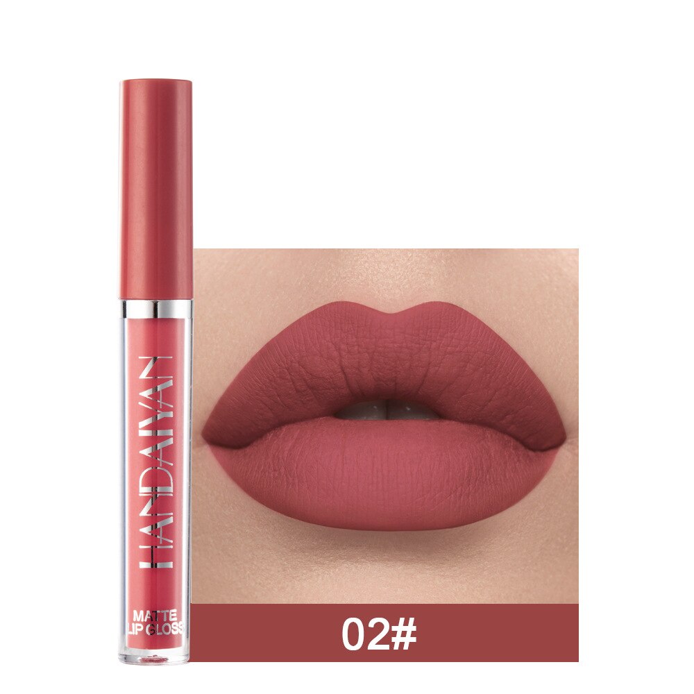 12 Colors Sexy Liquid Waterproof Matte Lipstick