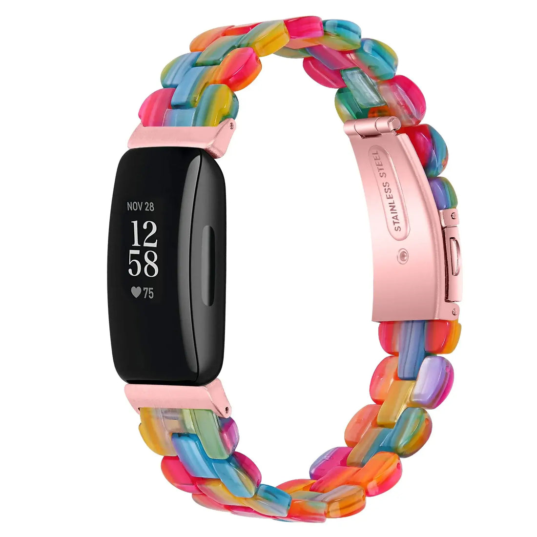 Fitbit Inspire 3, 2, 1, HR Resin Band - Durable, Lightweight