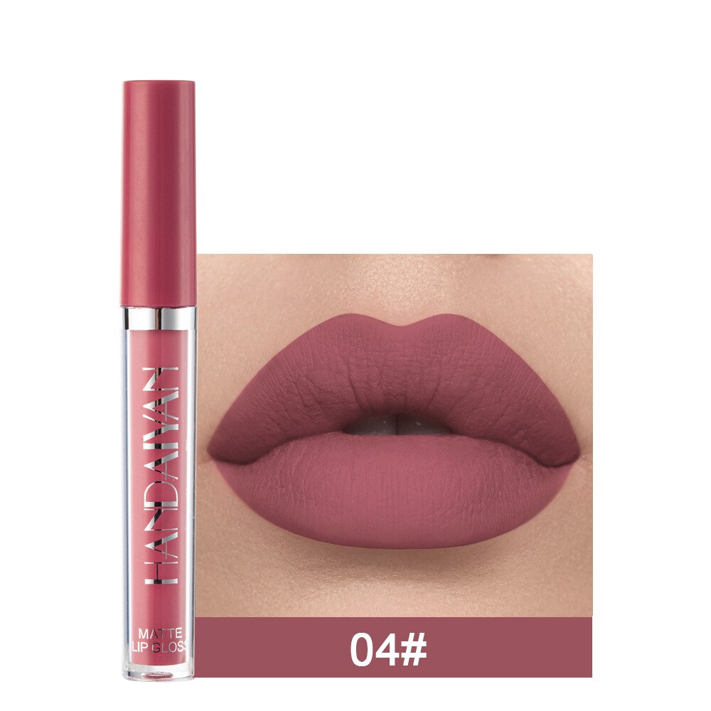 12 Colors Sexy Liquid Waterproof Matte Lipstick