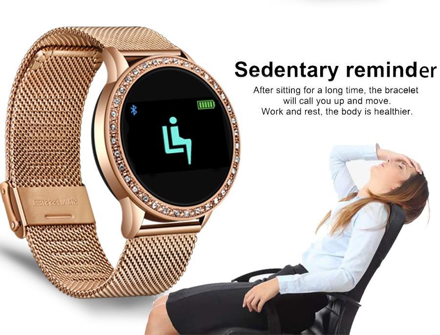 Luxury Ladies Smart Watch Fitness Tracker