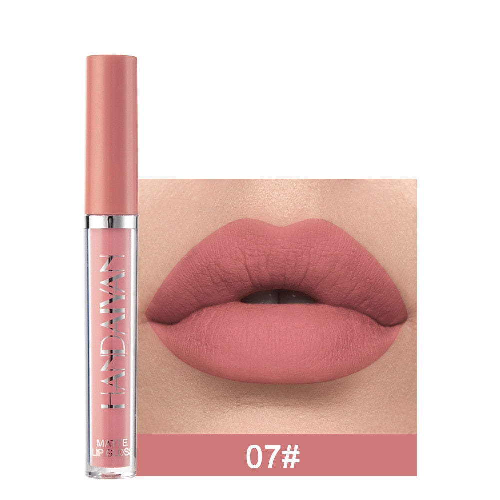 12 Colors Sexy Liquid Waterproof Matte Lipstick