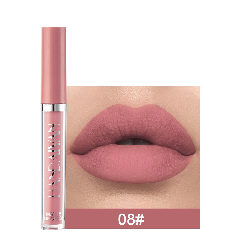 12 Colors Sexy Liquid Waterproof Matte Lipstick