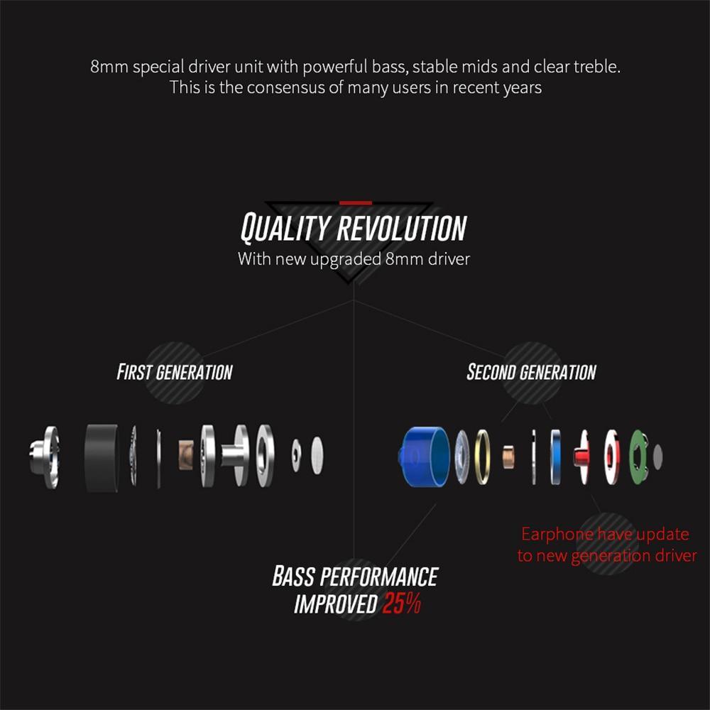 Luxury High Quality Heavy Bass Copper HD Earpiece Wired Headphones