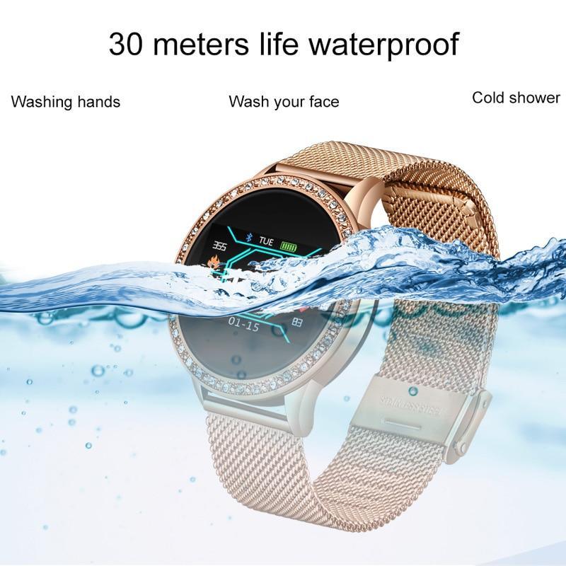 Luxury Ladies Smart Watch Fitness Tracker