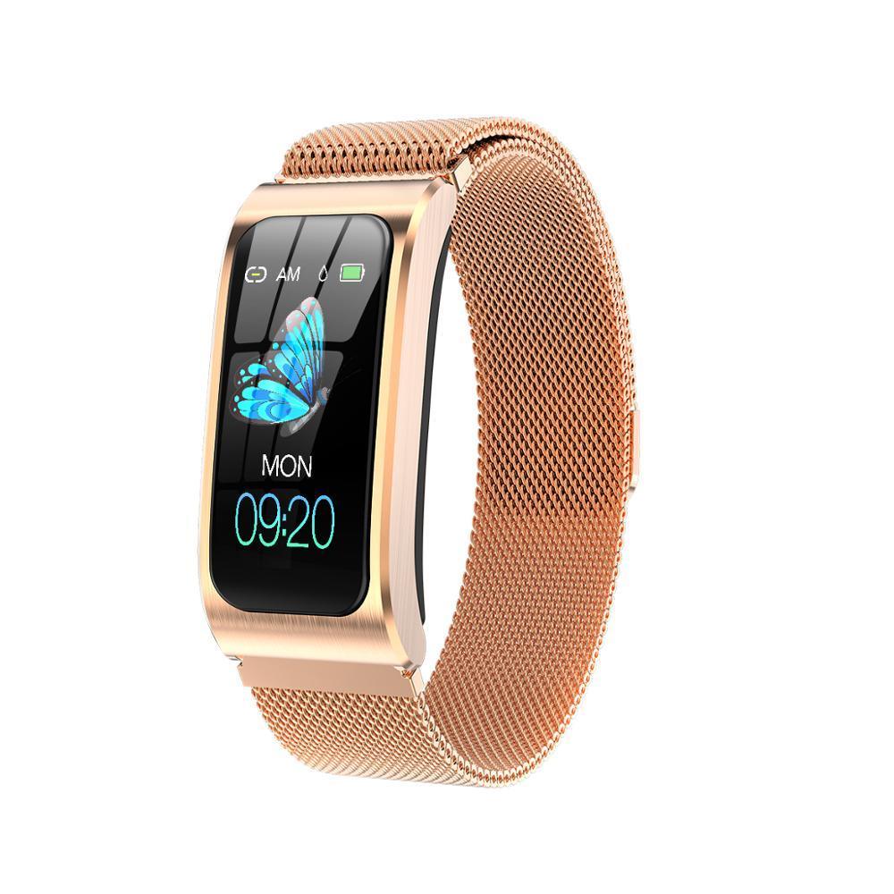 Luxury Elegant Smart Watch 1.14" IP68 Waterproof Fitness Tracker Swim Watch for Android IOS