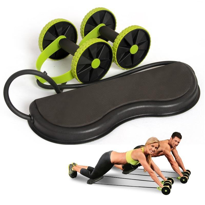 Sport Roller Wheel Abdominal Muscle Trainer Multi-functional Exercise Fitness Equipment