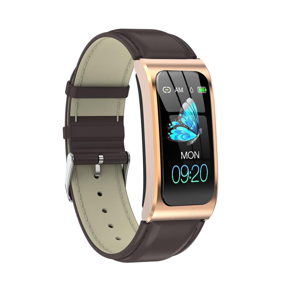 Luxury Elegant Smart Watch 1.14" IP68 Waterproof Fitness Tracker Swim Watch for Android IOS