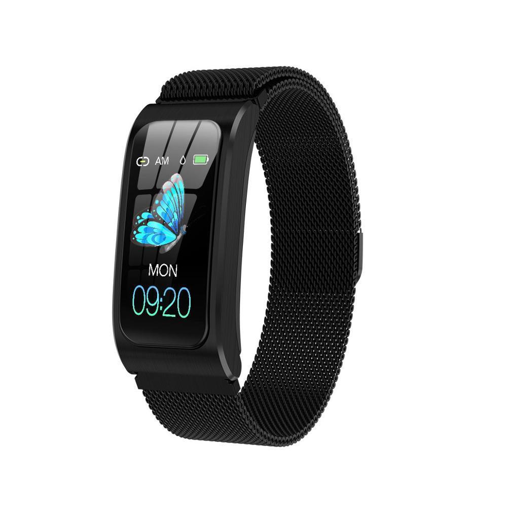 Luxury Elegant Smart Watch 1.14" IP68 Waterproof Fitness Tracker Swim Watch for Android IOS