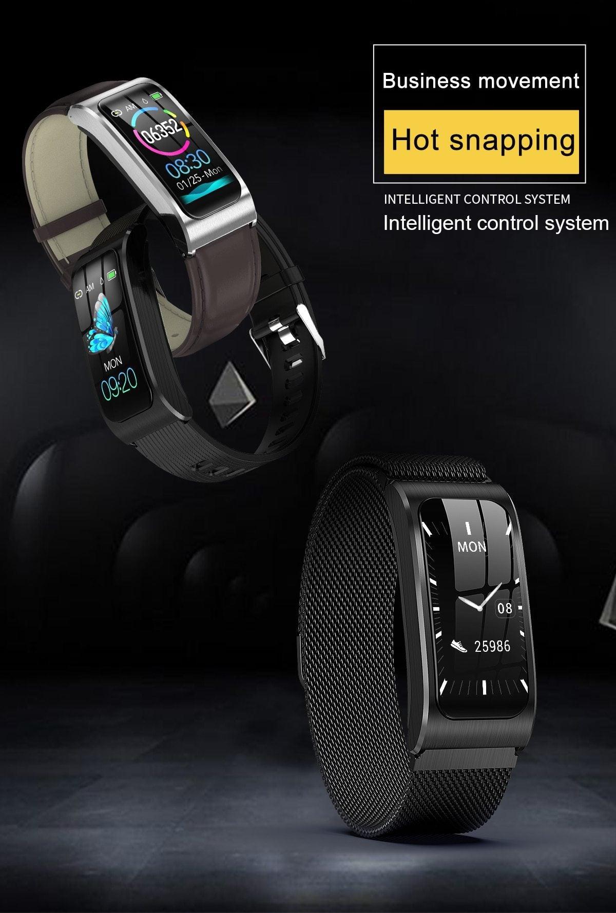 Luxury Elegant Smart Watch 1.14" IP68 Waterproof Fitness Tracker Swim Watch for Android IOS