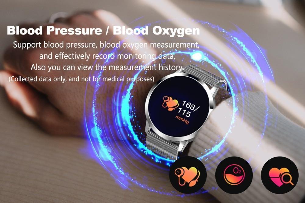 New Q8 Stainless Steel LED Bluetooth Waterproof Smart Watch With Fitness Tracker