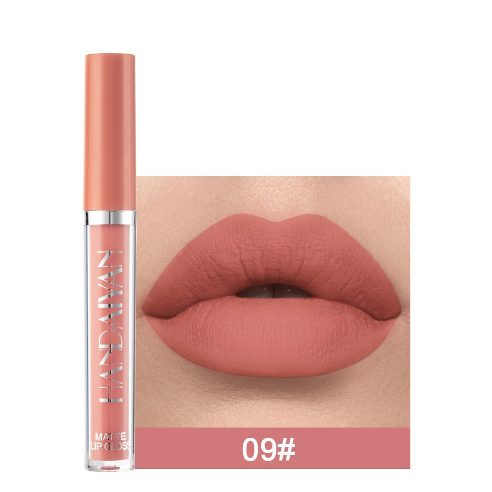 12 Colors Sexy Liquid Waterproof Matte Lipstick