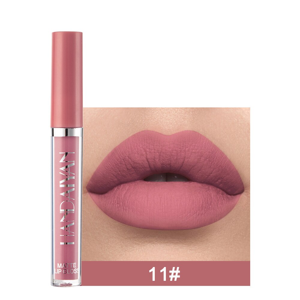 12 Colors Sexy Liquid Waterproof Matte Lipstick