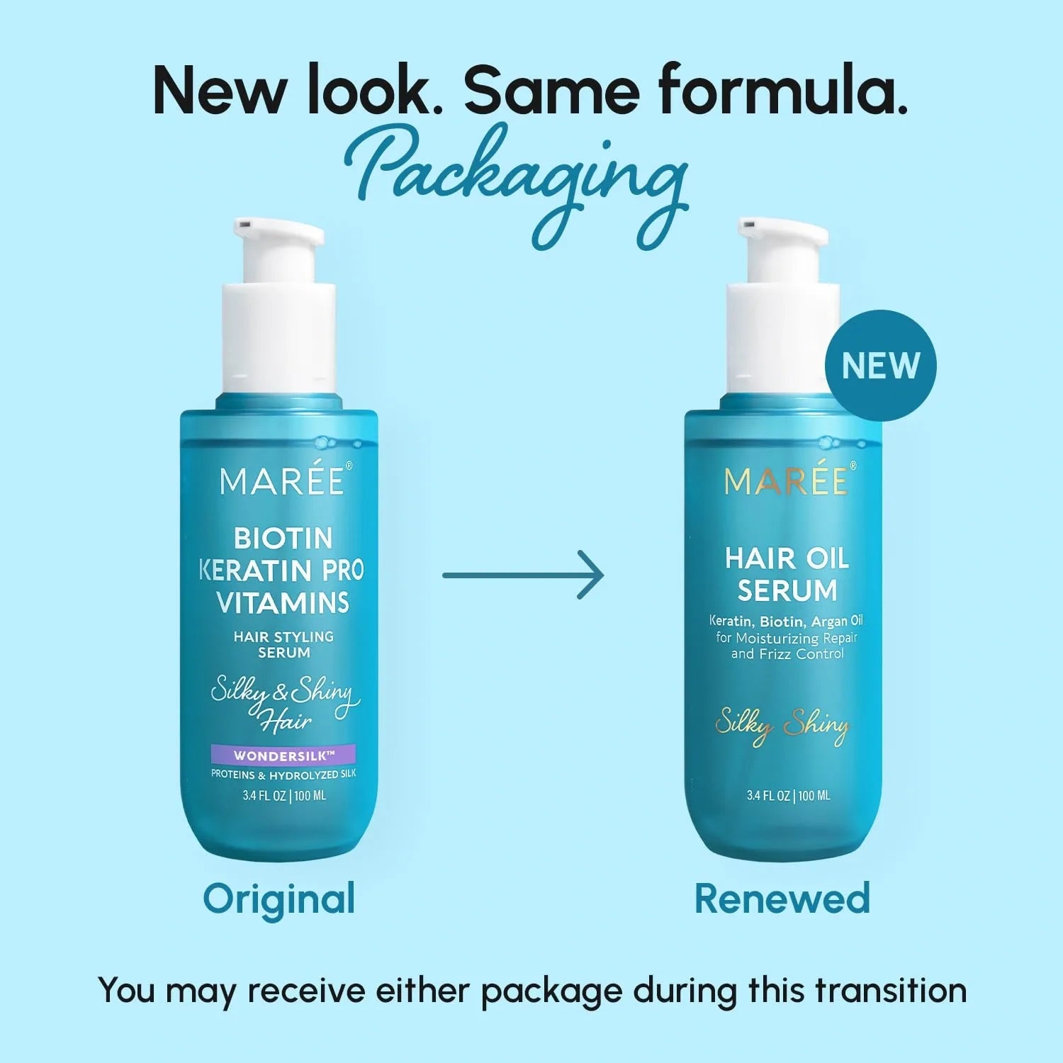 The Wondersilk Keratin Oil Serum for Dry & Damaged Hair