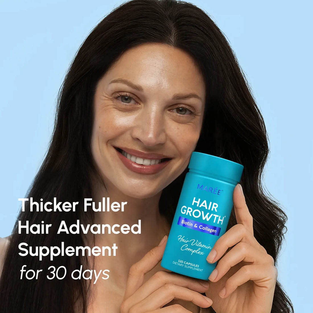 MAREE Biotin & Collagen Hair Growth Complex