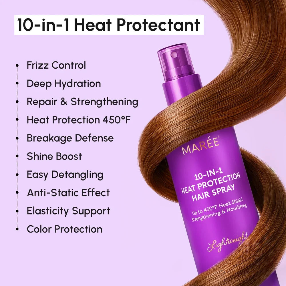 Marée® 10-in-1 Heat Styling Protective Hair Spray