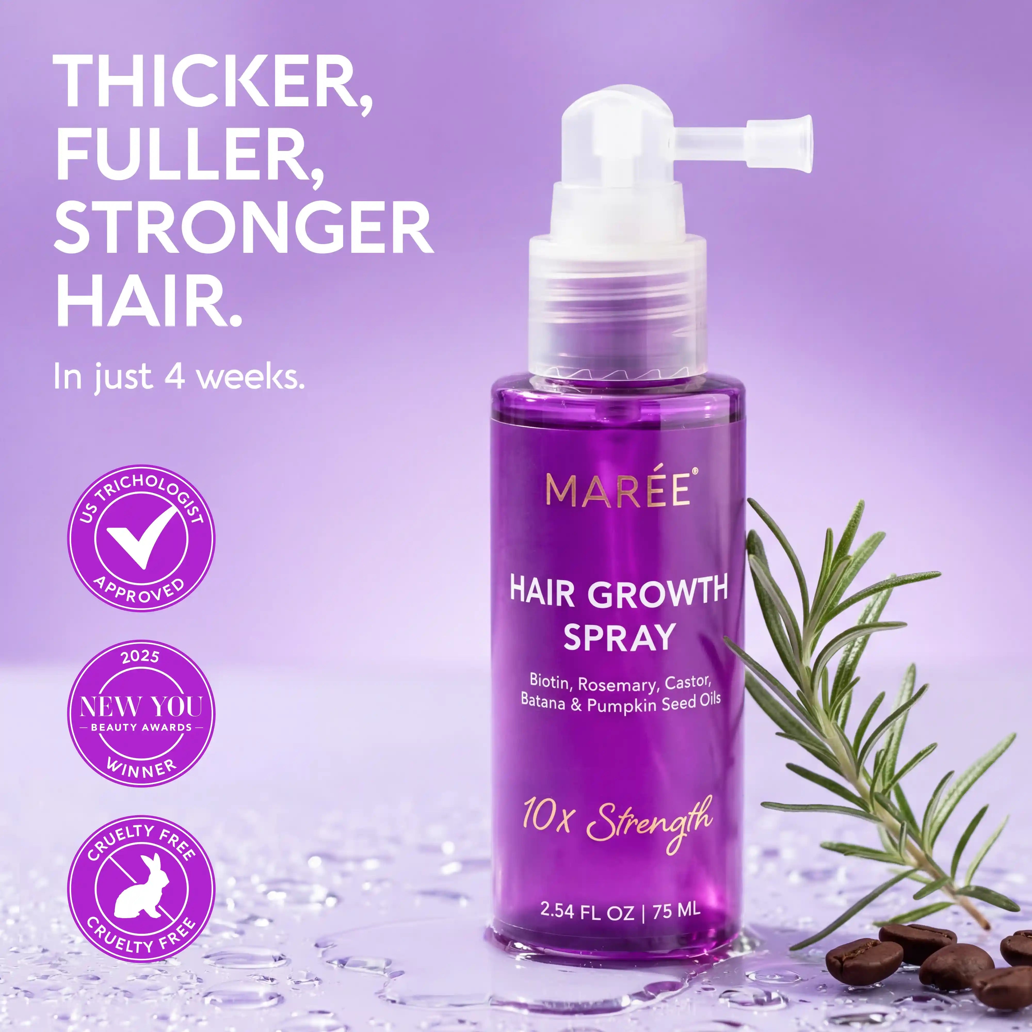 Marée® 4-in-1 Hair Growth Spray