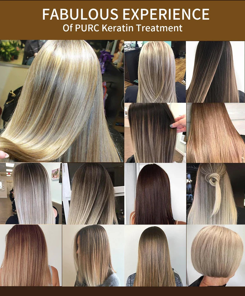PURC Brazilian Keratin Hair Treatment Care Products