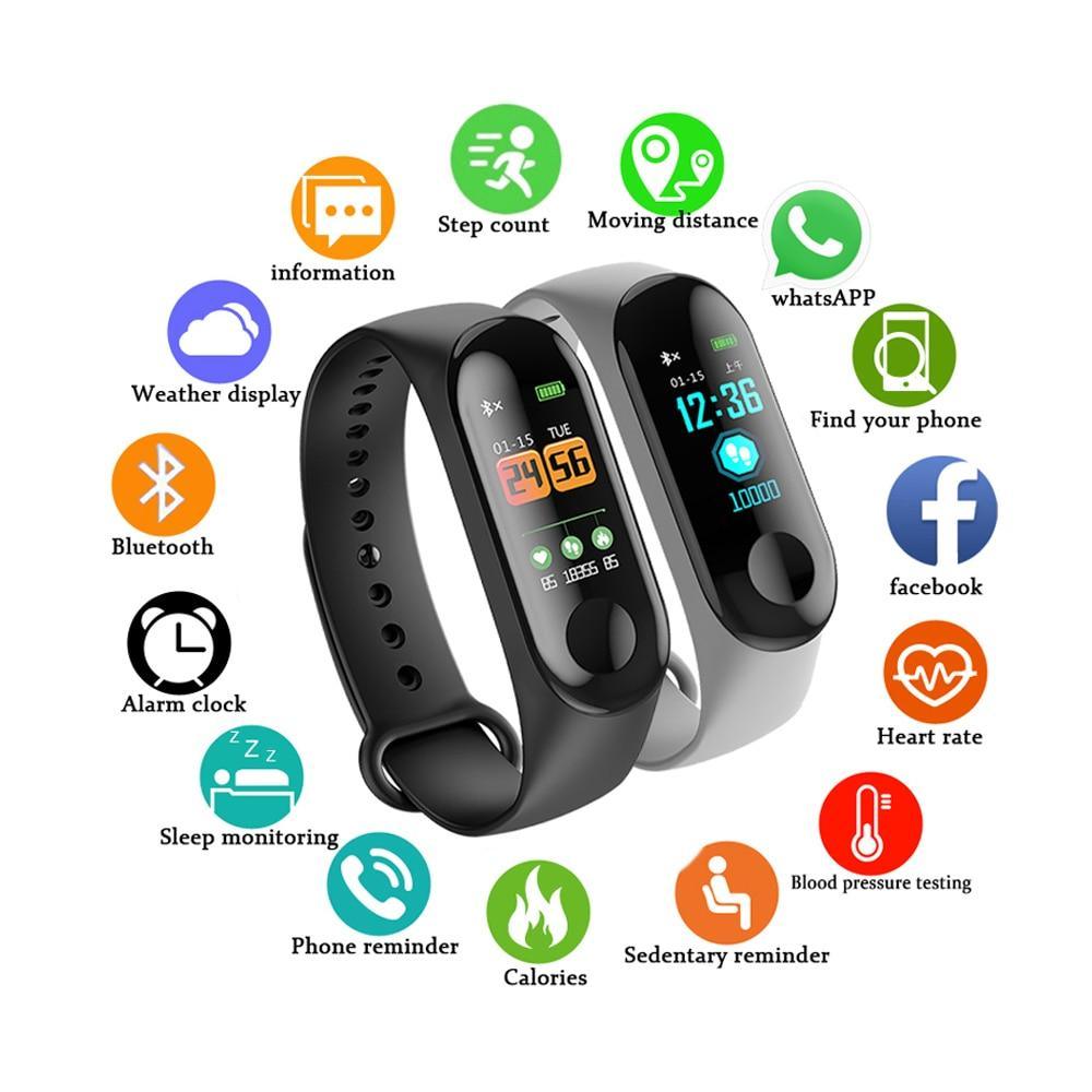 Men's or Women's Bluetooth Sport Smartwatch For Android and IOS Fitness Tracker