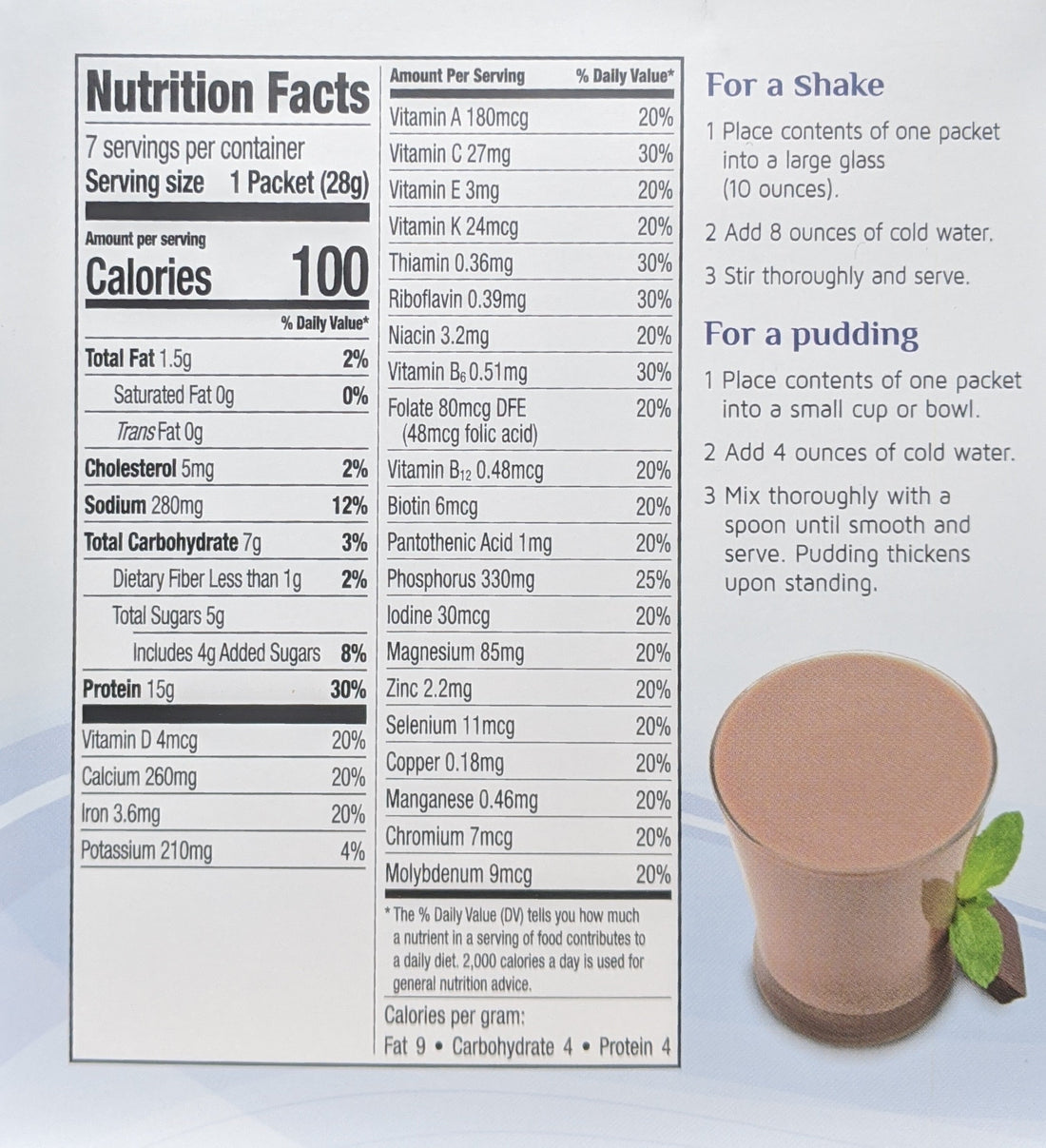 AmBari Chocolate Chill Mint Shake