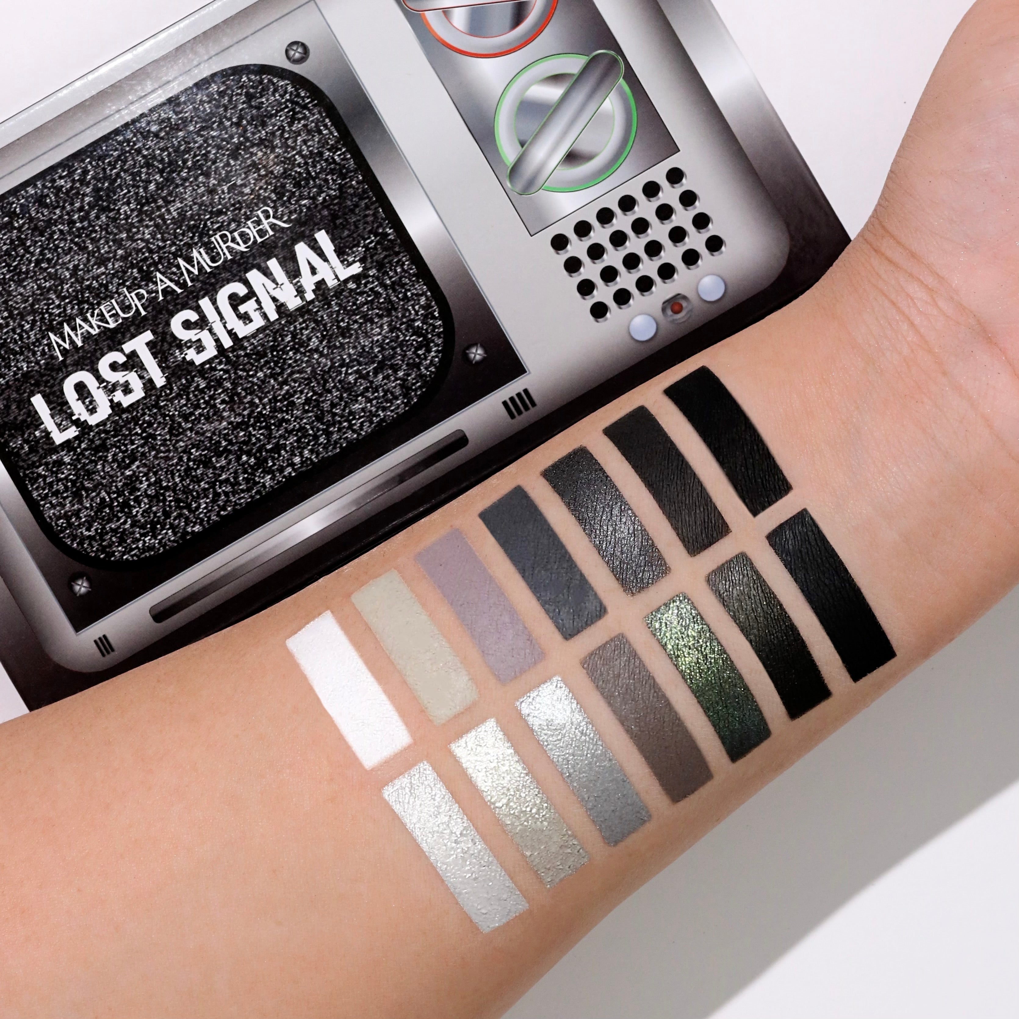 Lost Signal Palette-Green to Gray Shimmer