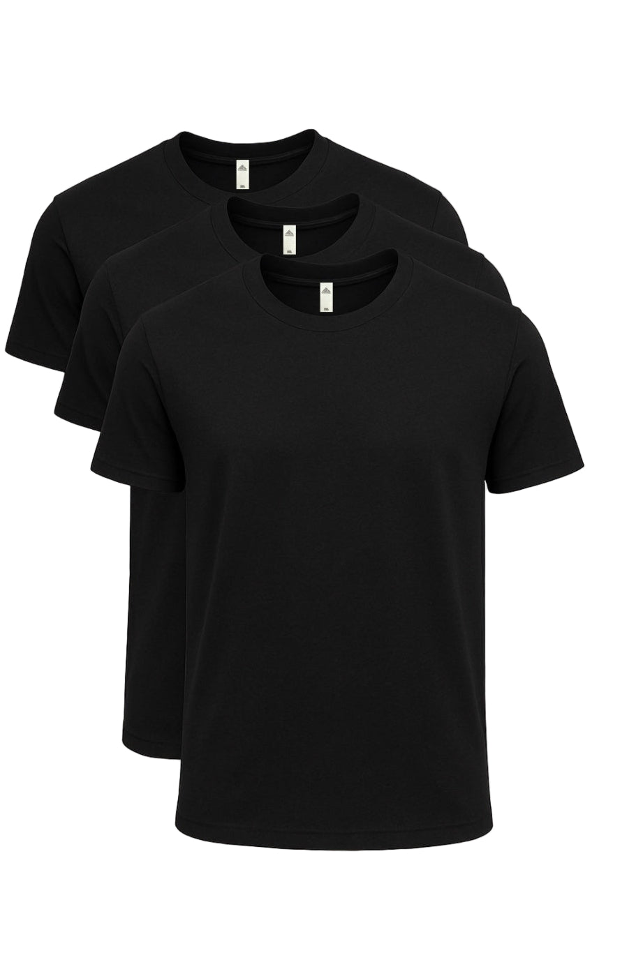 3 pack Men's Extra Soft Medium Weight Short Sleeve Workout T-Shirts