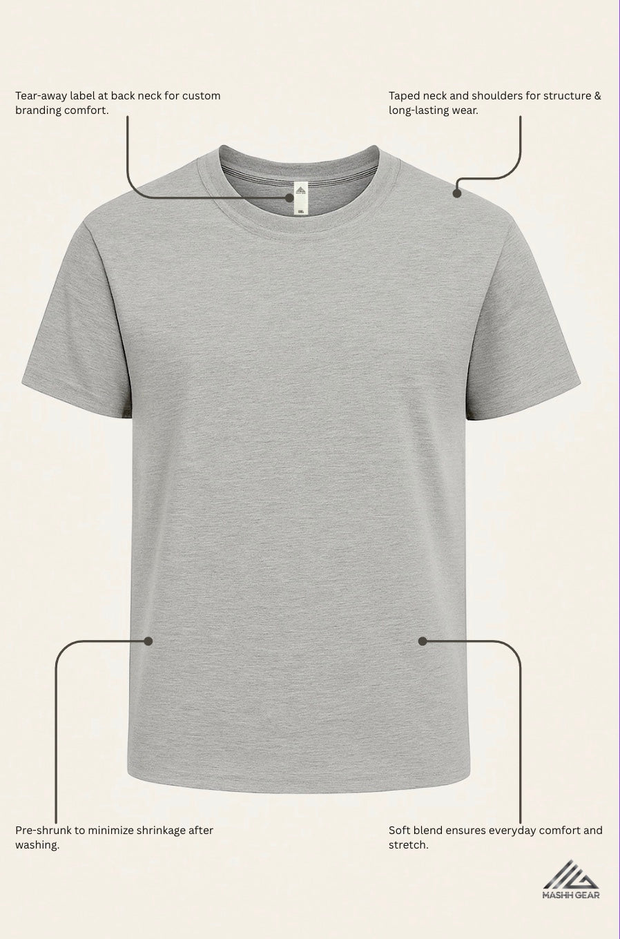 3 pack Men's Extra Soft Medium Weight Short Sleeve Workout T-Shirts