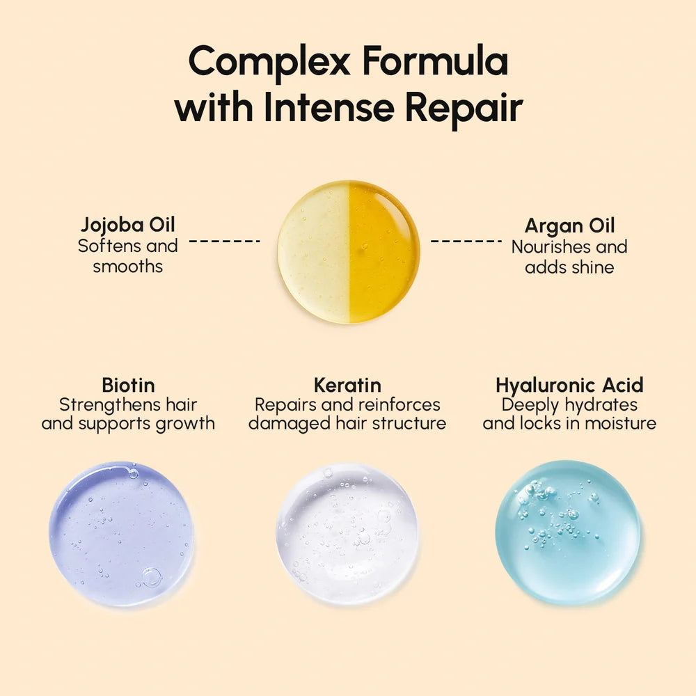 Marée® Argan Oil & Biotin Hair Repair Mask