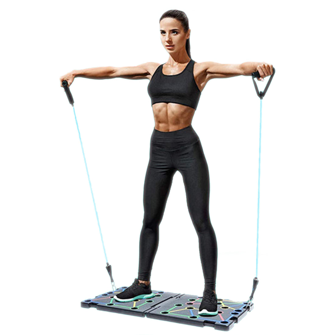 9 in 1 Push Up Rack Board System Fitness